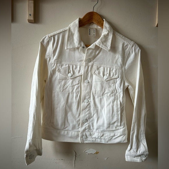 White Denim Jacket (American Apparel) - Picture 1 of 6